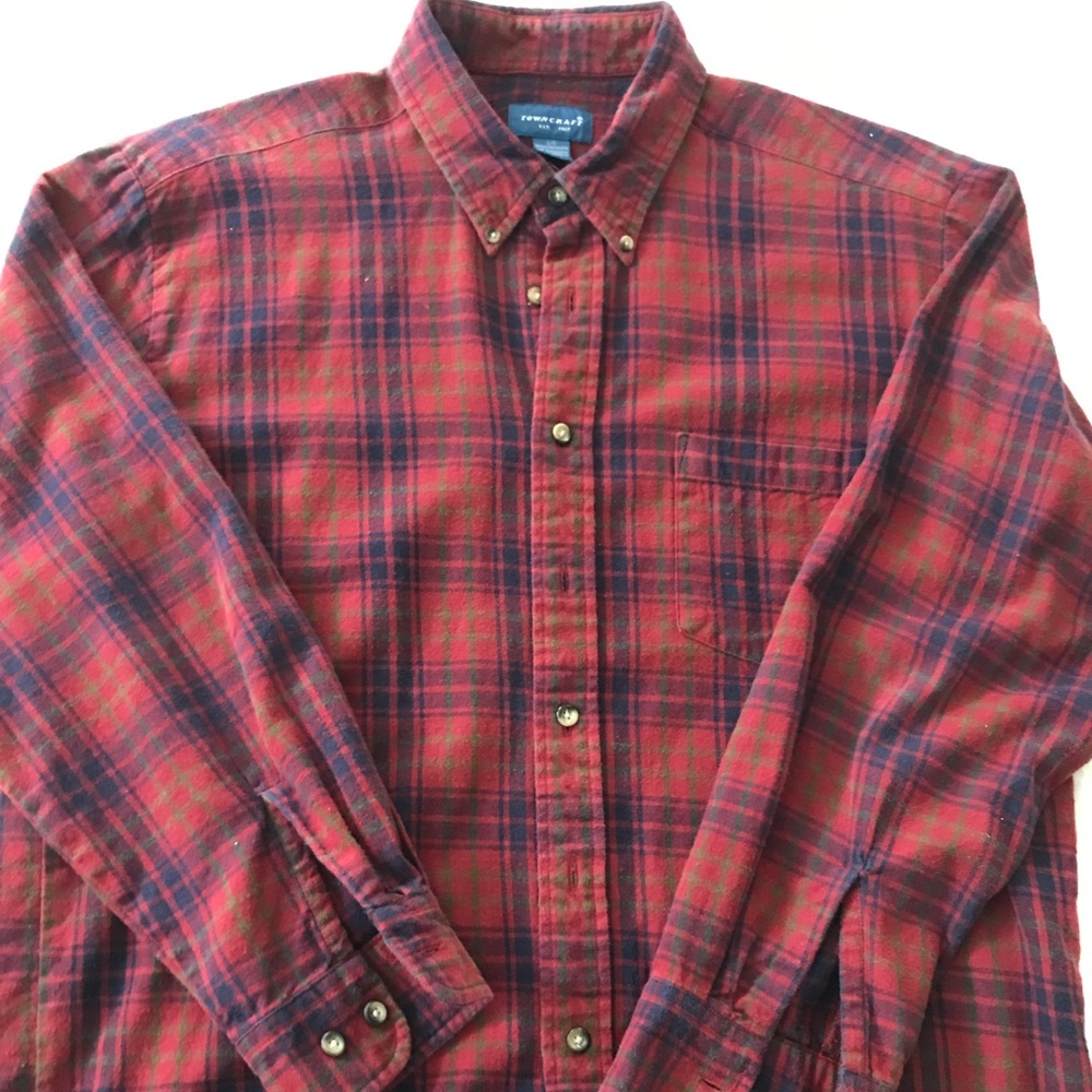 Multi-color men's flannel by Town Craft